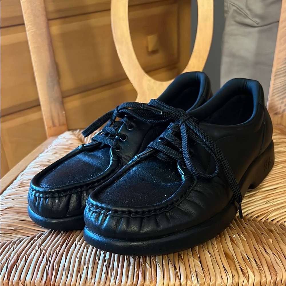 SAS Women’s Black Leather Shoes